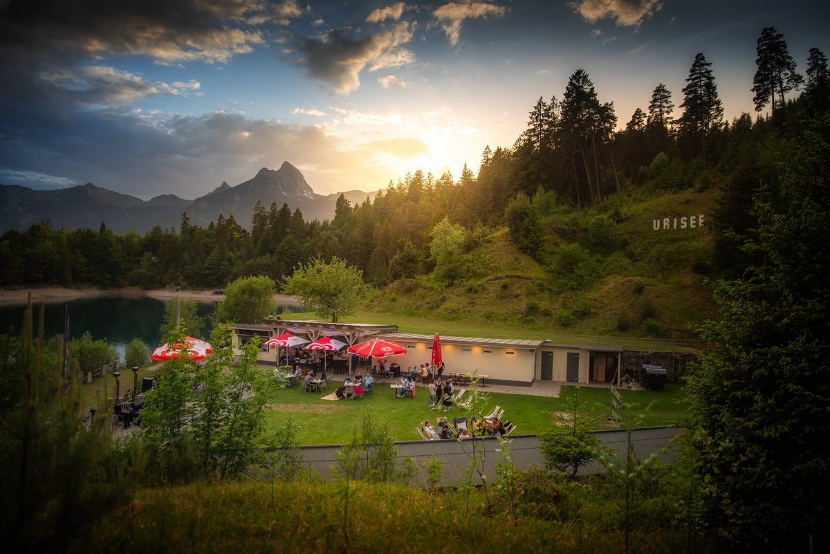 Fullmoonparty Strandbad Urisee Reutte - Stimmung am Seeufer