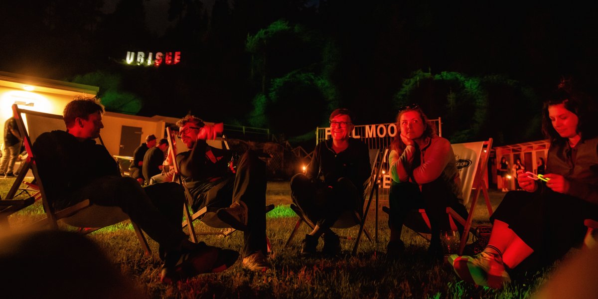 Fullmoonparty am Urisee Reutte - Blick �ber das Strandbad